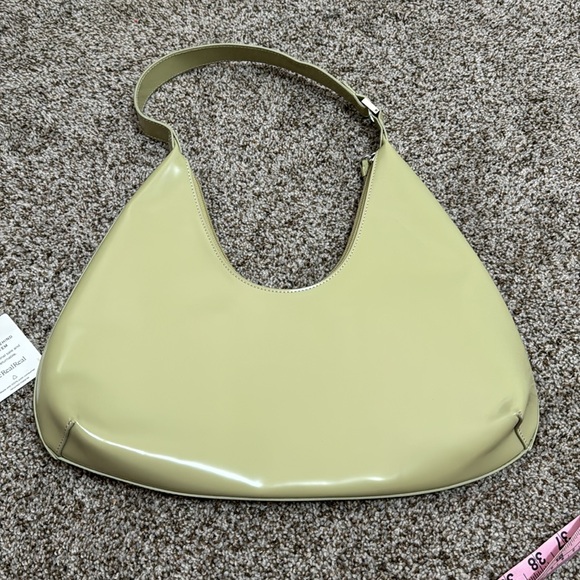 BY FAR Amber Olive Semi Patent Leather Purse - Picture 7 of 7